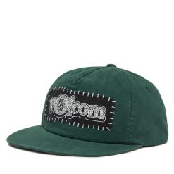 Czapka z daszkiem Volcom. Zielone czapki z daszkiem damskie Volcom, bez wzorów. Za 89.99 zł.
