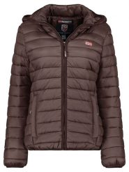 Geographical Norway Kurtka pikowana "Atika" w kolorze brązowym rozmiar: XL. Brązowe kurtki damskie Geographical Norway, xl, bez wzorów, bez kaptura. Za 145.94 zł.