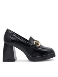 Jenny Fairy Półbuty LARRI WFA2547-1 Czarny. Czarne czółenka damskie Jenny Fairy, bez wzorów, ze skóry, bez obcasa, na obcasie, bez zapięcia. Za 135.99 zł.