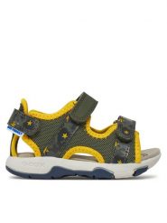 Geox Sandały B Sandal Multy Boy B450FA 014CE C0629 M Khaki. Brązowe sandały chłopięce Geox, ze skóry, bez zapięcia. Za 179.99 zł.