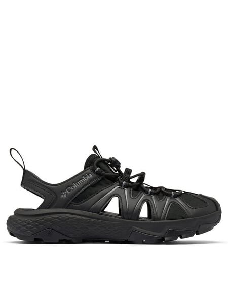 Columbia Sandały Peakfreak Rush 2109481 Czarny. Czarne sandały damskie Columbia, bez wzorów, z materiału, bez obcasa, bez zapięcia. Za 299.99 zł.