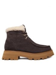 MICHAEL Michael Kors Botki Cade 40F5CAFE5S Brązowy. Brązowe botki damskie MICHAEL Michael Kors, ze skóry, bez obcasa, na płaskiej podeszwie, bez zapięcia. Za 879.99 zł.