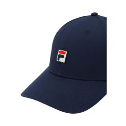 Czapka baseballowa 6-panelowa Fila Biella Logo. Niebieskie czapki z daszkiem damskie Fila, z aplikacjami, z bawełny. Za 109.00 zł.