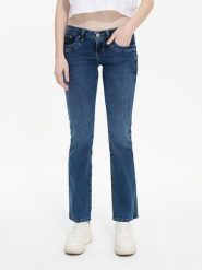 LTB Dżinsy - Bootcut fit - w kolorze granatowym rozmiar: W32/L32. Niebieskie jeansy damskie LTB. Za 181.33 zł.