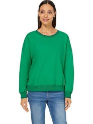 Heine Bluza w kolorze zielonym rozmiar: 38. Zielone bluzy damskie Heine, bez wzorów, z bawełny, bez kaptura. Za 113.99 zł.