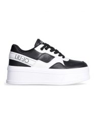 Liu Jo Sneakersy w kolorze czarno-białym rozmiar: 40. Białe obuwie sportowe damskie Liu Jo, z materiału, bez zapięcia. Za 382.13 zł.