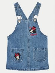 OVS Sukienka codzienna 2094787 Niebieski Regular Fit. Niebieskie sukienki dziewczęce OVS, bez wzorów, z bawełny, bez ramiączek, proste. Za 79.99 zł.