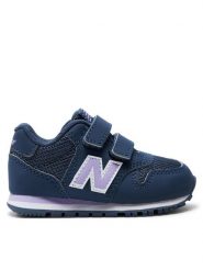 New Balance Sneakersy IV500CIL Granatowy. Niebieskie buty sportowe dziewczęce New Balance, ze skóry, bez zapięcia. Za 229.99 zł.