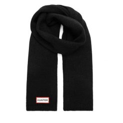 Szalik Hunter. Czarne szaliki damskie Hunter, bez wzorów. Za 59.99 zł.