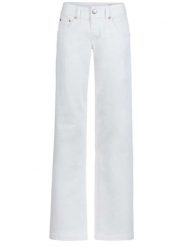 Herrlicher Dżinsy "Edna" - Straight fit - w kolorze białym rozmiar: W30/L32. Białe jeansy damskie Herrlicher. Za 219.60 zł.