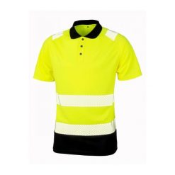 Koszulka polo z recyklingu Result. Czarne bluzki damskie RESULT, bez wzorów, bez kołnierzyka, bez ramiączek. Za 172.00 zł.