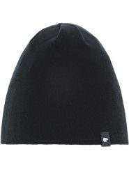 Eisbär Wełniana czapka "Callon 2.0" w kolorze czarnym rozmiar: onesize. Czarne czapki damskie Eisbär, z aplikacjami, z wełny. Za 148.96 zł.