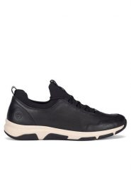 Remonte Sneakersy D1S00-00 Czarny. Czarne obuwie sportowe damskie Remonte, ze skóry, bez zapięcia. Za 335.00 zł.