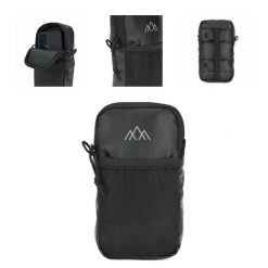 Saszetka turystyczna Kadva Polypore mobilna kieszeń. Czarne nerki i saszetki damskie KADVA, bez wzorów. Za 49.99 zł.