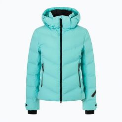 Kurtka narciarska damska BOGNER FIRE+ICE Tec-Sael. Niebieskie kurtki damskie na zimę, bez wzorów, z elastanu, bez kaptura. Za 2,099.00 zł.