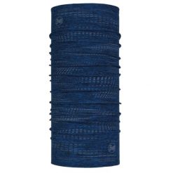 Chusta sportowa unisex Buff® Dryflx R_Blue wielofunkcyjna z odblaskami. Niebieskie chusty damskie Buff, bez wzorów. Za 128.00 zł.