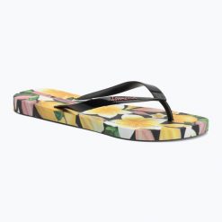 Japonki damskie Ipanema Arte. Żółte klapki damskie Ipanema, bez wzorów, z materiału, bez obcasa, bez zapięcia. Za 119.99 zł.