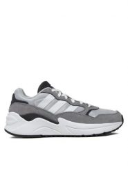Adidas Sneakersy Retropy Adisuper Shoes HQ1838 Szary. Szare obuwie sportowe damskie Adidas, ze skóry, bez zapięcia. Za 379.99 zł.