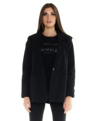 Damska marynarka sportowa Leone Blackout. Czarne marynarki i żakiety damskie LEONE 1947 APPAREL, l, bez wzorów, z bawełny, sportowe. Za 168.36 zł.