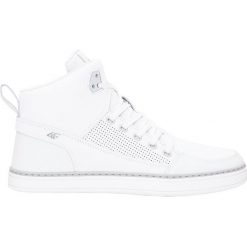Buty trekkingowe damskie OBDH200Z - biały. Białe obuwie trekkingowe damskie 4F, z gumy. Za 199.99 zł.
