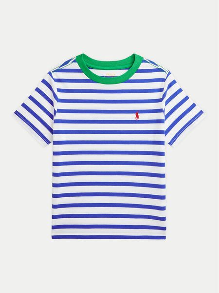 Polo Ralph Lauren T-Shirt 322958169001 Niebieski Regular Fit. Niebieskie t-shirty i koszulki chłopięce Polo Ralph Lauren, bez wzorów, z bawełny, bez kołnierzyka, bez ramiączek. Za 139.99 zł.