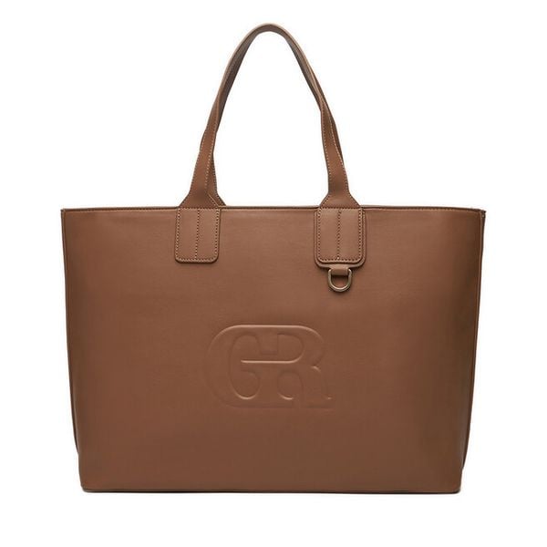 Torebka GINO ROSSI. Brązowe shopper bag Gino Rossi, bez wzorów, bez dodatków. Za 169.99 zł.