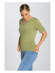 Super.natural Koszulka "Adventure" w kolorze khaki rozmiar: S. Brązowe koszulki damskie super.natural, s, bez wzorów, z wełny, bez kołnierzyka, bez ramiączek. Za 152.99 zł.