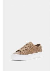 Guess Sneakersy 183186 Beżowy. Brązowe obuwie sportowe damskie Guess, bez zapięcia. Za 414.99 zł.