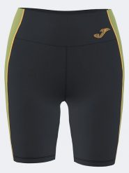 Joma Szorty funkcyjne w kolorze czarno-zielonym rozmiar: L. Czarne spodenki sportowe damskie Joma, l, bez wzorów, z materiału, outdoorowe. Za 96.60 zł.