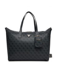 Guess Torba weekendowa Latona Travel TWLB92 11017 Czarny. Czarne torby podróżne Guess, z aplikacjami, ze skóry. Za 579.99 zł.