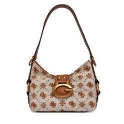 Torebka Guess. Brązowe torebki klasyczne damskie Guess, bez dodatków. Za 589.99 zł.