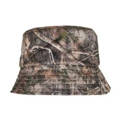 Czapka Dwustronna Tree Camo Sherpa Bucket Hat. Brązowe czapki damskie FLEXFIT, bez wzorów. Za 137.99 zł.
