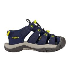 Sandały juniorskie KEEN Newport Boundless. Niebieskie sandały damskie Keen, bez wzorów, bez obcasa, bez zapięcia. Za 249.99 zł.