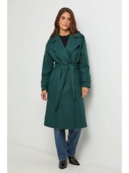 L'armoire de Suzette Płaszcz przejściowy w kolorze zielonym rozmiar: 36. Zielone płaszcze damskie L'armoire de Suzette, l, bez wzorów, bez kaptura. Za 143.99 zł.