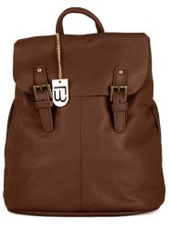 Lucca Baldi Skórzany plecak "Montichiari" w kolorze brązowym - 31 x 37 x 15 cm rozmiar: onesize. Brązowe plecaki Lucca Baldi, bez wzorów, z materiału. Za 356.78 zł.