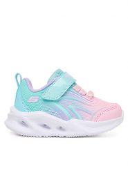 Skechers Sneakersy Sola Glow 303713N AQMT Niebieski. Niebieskie buty sportowe dziewczęce Skechers, bez wzorów, z materiału, bez zapięcia. Za 149.99 zł.