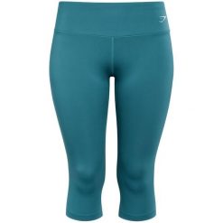 Legginsy treningowe damskie Gymshark Training Cropped. Niebieskie legginsy damskie Gymshark, xs, bez wzorów. Za 84.99 zł.