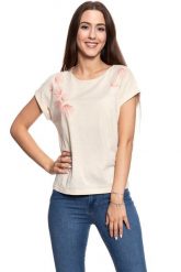 MUSTANG T SHIRT DAMSKI Audrey C Embro 1009480 3248. T-shirty damskie Mustang, s, bez wzorów, bez kołnierzyka. W wyprzedaży za 39.99 zł.