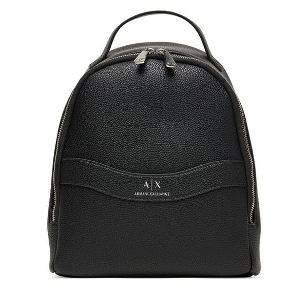 Plecak Armani Exchange. Czarne plecaki Armani Exchange, bez wzorów. Za 649.99 zł.