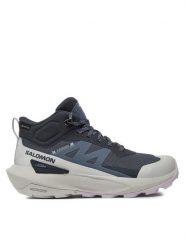 Salomon Trekkingi Elixir Activ Mid Gore-Tex L47457400 Szary. Szare obuwie trekkingowe damskie Salomon, z gore-texu, bez zapięcia. Za 629.99 zł.