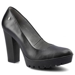 Czarne Czółenka Maciejka Damskie Buty Na Obcasie. Czarne czółenka damskie Maciejka, z aplikacjami, ze skóry, bez obcasa, na obcasie. Za 309.00 zł.