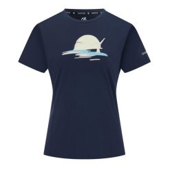 Koszulka Damska Tranquility III Yoga Pose T-shirt. Niebieskie t-shirty damskie Dare 2b, bez wzorów, bez kołnierzyka. Za 94.99 zł.