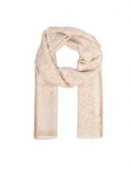 Guess Szal AW5531 VIS03 Beżowy jasny. Brązowe szaliki damskie Guess, z aplikacjami, z wiskozy. Za 234.99 zł.