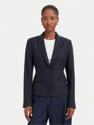 BOSS Marynarka Jia18 50564479 Granatowy Slim Fit. Niebieskie marynarki i żakiety damskie Boss, bez wzorów, z lyocellu. Za 1,717.99 zł.