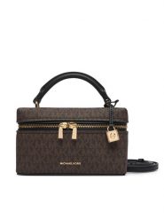 MICHAEL Michael Kors Torebka Jana 32F5GQ1C0B Brązowy ciemny. Brązowe kuferki damskie MICHAEL Michael Kors, ze skóry, bez dodatków. Za 1,019.00 zł.