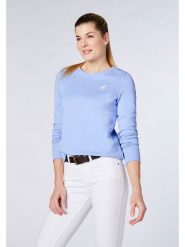 Polo Sylt Bluza w kolorze błękitnym rozmiar: M. Niebieskie bluzy damskie Polo Sylt, m, bez wzorów, bez kaptura. Za 92.21 zł.