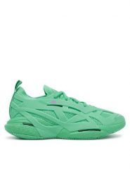 Adidas by Stella McCartney Buty do biegania Solarglide JH6331 Zielony. Zielone obuwie sportowe damskie adidas by Stella McCartney, z materiału, bez zapięcia, do biegania. Za 649.99 zł.