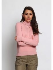 C& Jo Golf w kolorze jasnoróżowym rozmiar: 36. Różowe golfy damskie C& Jo, bez wzorów, z kaszmiru, bez ramiączek. Za 152.99 zł.