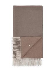 Hey Marly Wełniany szal "Classic" w kolorze beżowo-brązowym - 250 x 65 cm rozmiar: onesize. Brązowe szaliki damskie Hey Marly, bez wzorów, z materiału. Za 288.52 zł.