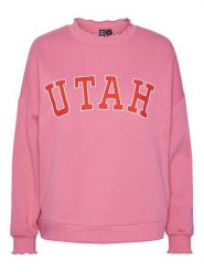 Pieces Bluza "Maliah" w kolorze różowym rozmiar: XS. Różowe bluzy damskie Pieces, xs, bez wzorów, bez kaptura. Za 52.67 zł.
